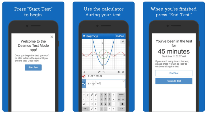 Strategies for Giving Tests with Desmos Graphing Calculator